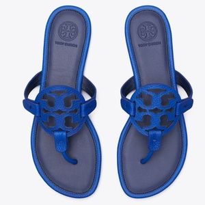 NIB~TORY BURCH~MILLER Tumbled Leather Sandals